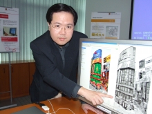 Professor Wong Tien-Tsin of the Department of Computer Science and Engineering, Faculty of Engineering, CUHK, introduces the ‘Computational Manga System’