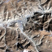 Yushu – before earthquake (Landsat TM, 26 February 2010)