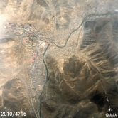 Yushu - after earthquake (SPOT 2.5m, 16 April 2010)