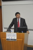 Prof. Joseph Sung gives a welcoming address