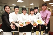 State-of-the-art food and wine laboratories allow students to learn the theories and skills of gastronomy and catering