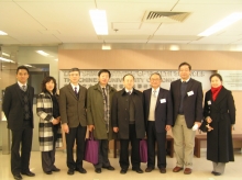 The delegation visits the Li Ka Shing Institute of Health Sciences