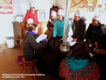 CUHK students conduct health education campaign in remote and disaster-prone ethnic minority communities in rural China.