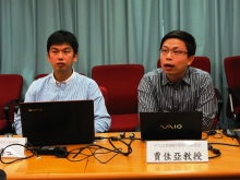 Prof. JIA Jiaya (right) and Dr. Xu Li