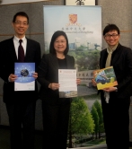 (From left) Prof. Sunny K.S. Kwong, Associate Dean (Education), Faculty of Social Science; Prof. Diana T.F. Lee , Director of The Nethersole School of Nursing, Faculty of Medicine; Prof. Amy S.C. Ha, Chairperson, Department of Sports Science and Physical Education, Faculty of Education, CUHK.