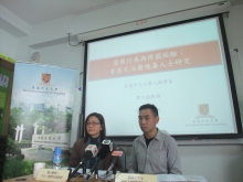 中大人類學系副教授譚少薇博士（左）和研究員鄧偉文先生。