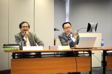 Prof. Liu Guoxiang (right)