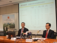 中大亞太所副所長兼社會工作學系教授王卓祺教授（左）及中大亞太所社會與政治發展研究中心副主任鄭宏泰博士