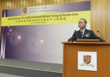 Speech by Prof. Fok Tai Fai, Dean of Medicine, CUHK.