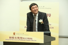 Prof. Joseph Sung, CUHK Vice-Chancellor, delivers welcoming address.