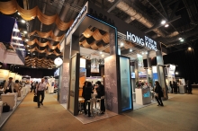 The Study in Hong Kong Pavilion which features information about the territory’s higher education scene has attracted a lot of visitors