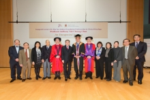 A group photo of CUHK members and representatives of Hong Kong Sanatorium & Hospital.