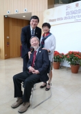 Prof. Joseph J.Y. Sung, Professor Kao and Mrs. Kao