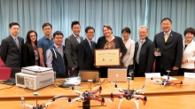 A group photo of the delegation of Intel Corporation and CUHK members.