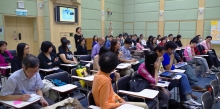 Participants of the “Programme on Planning Life Education in Secondary Schools” attending seminars on life education.