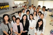 The research team led by Professor Chan (front row, 2nd left) has a long-standing interest and achievement in CFTR research.