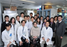 Prof. Ronald Ma and Prof. Juliana Chan (second and third from left in the front row) with the CUHK Diabetes Team