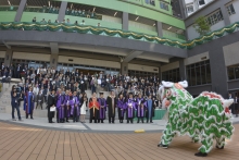 Traditional Lion Dance performed by college students