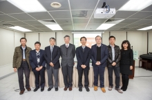 (From left) Mr Edwin Lau, Head of Community Engagement and Partnership, Friends of the Earth (HK); Professor Kin-che Lam, Adjunct Professor, Department of Geography and Resource Management, CUHK; Prof. Ignatius Yu, Honorary Clinical Professor of the Jockey Club School of Public Health and Primary Care, CUHK; Professor Fung Tung, Associate Vice-President, CUHK; Mr Dave Ho, Principal Environmental Protection Officer (Air Policy), Environmental Protection Department; Mr Angus Wong, Policy Advocacy Manager, World Green Organisation; Professor Steve Yim, Assistant Professor, Department of Geography and Resource Management, CUHK; and Mrs. Cecilia LAM, Programme Director of CUHK Jockey Club Initiative Gaia.