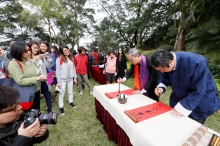 CUHK Holds the Chinese New Year Media Reception.