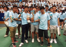 The orientation camps are sponsored to produce reusable BPA-free water bottles. (photo provided by Cheung Wai Yu Jackey)