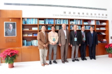 (From left) Prof. Hui Lin, Director of ISEIS, CUHK; Prof. Quang Hung Bui, Vietnam National University; Prof. Armin Gruen, Institute of Conservation and Building Research, ETH-Hoenggerberg; Prof. Shunji Murai, University of Tokyo; Prof. Fabio Rocca, Politecnico di Milano; and Academician Deren Li, Wuhan University.