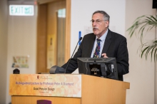 Prof. Peter A. Diamond, 2010 Nobel Laureate in Economic Sciences delivers a lecture at CUHK.