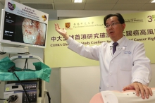 Prof. Simon NG states that if the polyps could be discovered in time and removed through colonoscopy, the incidence of colorectal cancer could be curbed effectively.