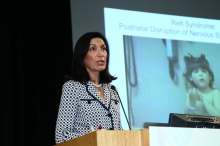 Prof. Huda Zoghbi speaks on “Rett Syndrome: From the Clinic to Genomes, Epigenomes, and Neural Circuits”.