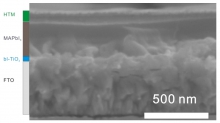 Structure of the MAPbI3 perovskite solar cell.