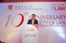 Prof. Joseph Sung, Vice-Chancellor, CUHK delivers an address.