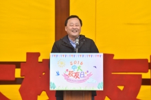 Prof. Benjamin Wah, Acting Vice-Chancellor of CUHK delivers  a welcoming speech.