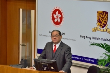 Dr. Victor K. Fung, Group Chairman, Fung Group delivers a keynote speech.