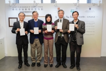 (From right) Mr Edwin Lau, Executive Director of The Green Earth, Prof. Tung Fung, Associate Vice-President of CUHK, Ms Vivian Lee, Senior Charities Manager of The Hong Kong Jockey Club, Prof. Gabriel Lau, AXA Professor of Geography and Resource Management and Director of the Institute of Environment, Energy and Sustainability (IEES) at CUHK, and Prof. Jimmy Yu, Associate Director of IEES, officiate at the opening of the ‘Is This How You Feel?’ exhibition.