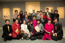 The opening ceremony of the Exhibition from CUHK Library's of Yam Pak Collection.