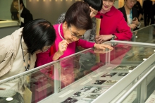 The opening ceremony of the Exhibition from CUHK Library's of Yam Pak Collection.