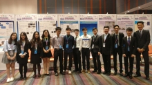 A group photo of CUHK contestants