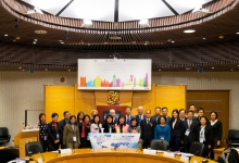 A group photo of the speakers and members of the JLB