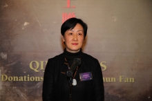 Prof. Xu Xiaodong, Curator and Associate Director, Art Museum, CUHK accounts for the exhibition.