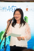 Ms Imelda Chan, Head of Charities (Grant Making – Elderly, Rehabilitation, Medical, Environment &amp; Family) of The Hong Kong Jockey Club makes her opening remarks