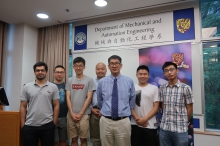 The research team of Prof. Shih-Chi Chen (3rd right).