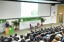 Audience enjoying the talk.