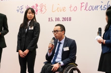 Student awardee Lee Ho Fei talks about his wheelchair marathon training experience.