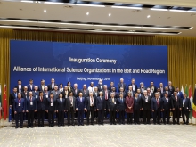A group photo of founding members of ANSO.