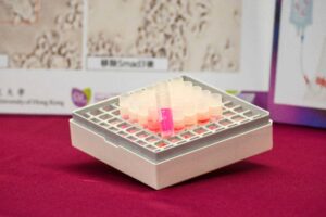 Featured are gene-engineered anti-cancer neutrophils produced in laboratory.
