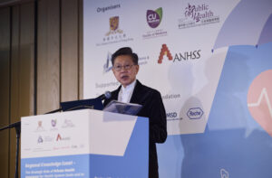 楊永強教授概述了私人醫療保險的角色及全球醫療系統面對的挑戰。