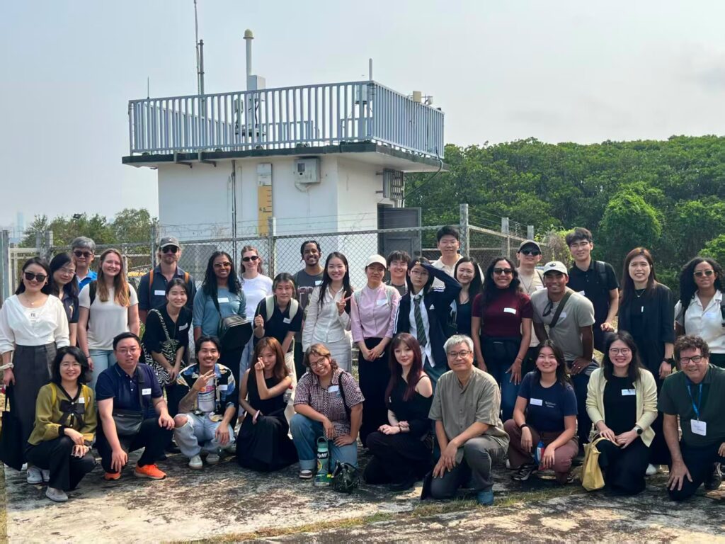 中美學生於香港天文台尖鼻咀潮汐觀測站參觀交流