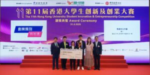 RiceFort, co-founded by CUHK students, receives the grand prize in the Entrepreneurship category.