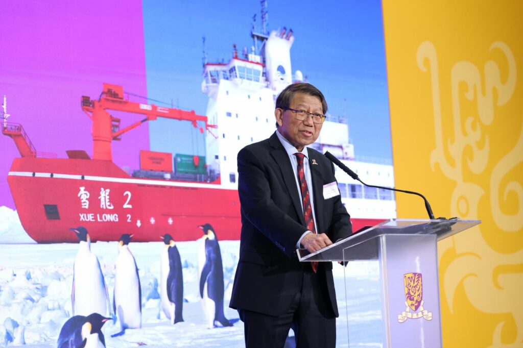 Professor Rocky S. Tuan, Vice-Chancellor and President of CUHK, delivered a welcome address at the opening ceremony.