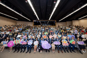 Participants enthusiastically supported CUHK’s entrepreneurship community, coming together to witness this remarkable occasion.